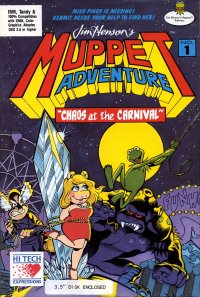 Muppet Adventure NES  box art